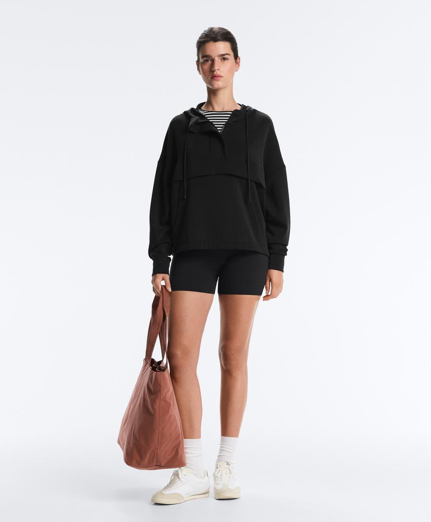 Толстовка с молнией из мягкого модала