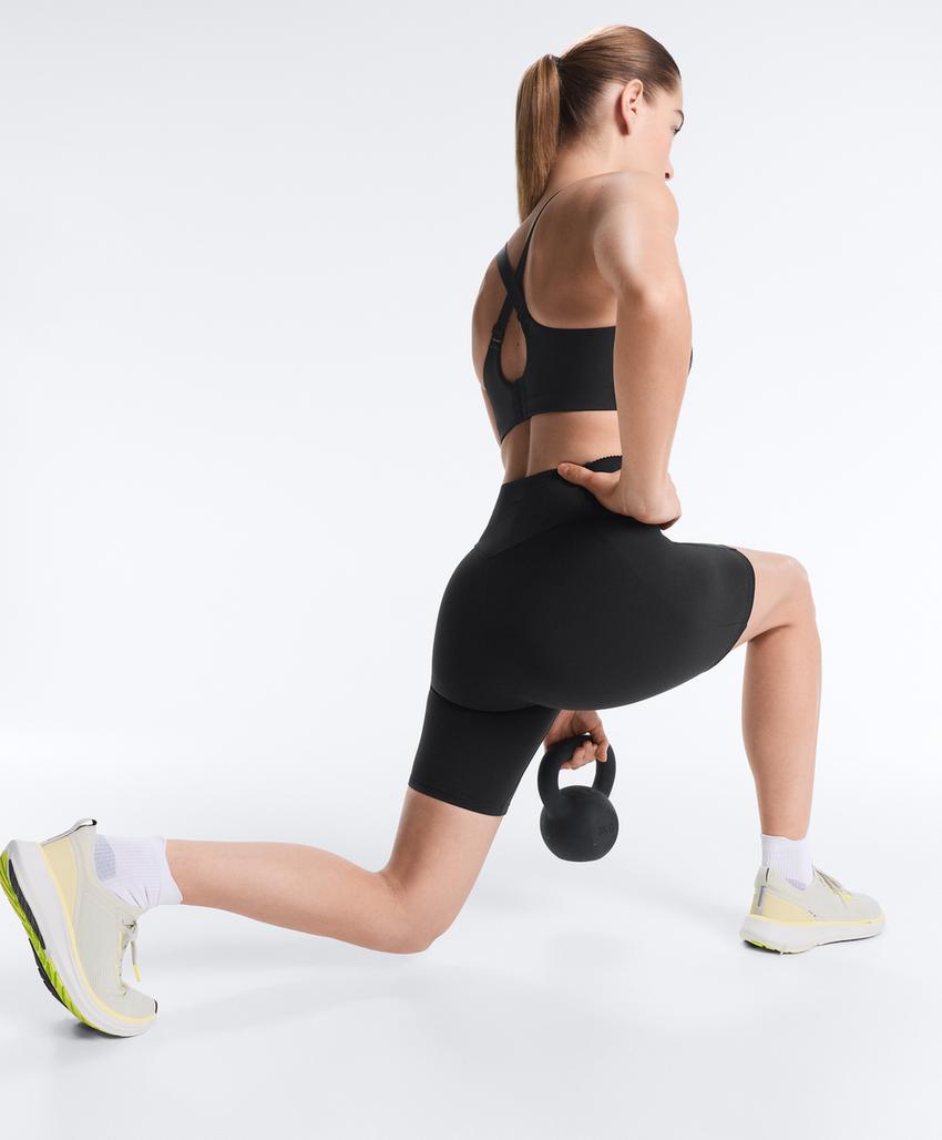 Леггинсы для велосипеда высокой посадки с карманом 20 см