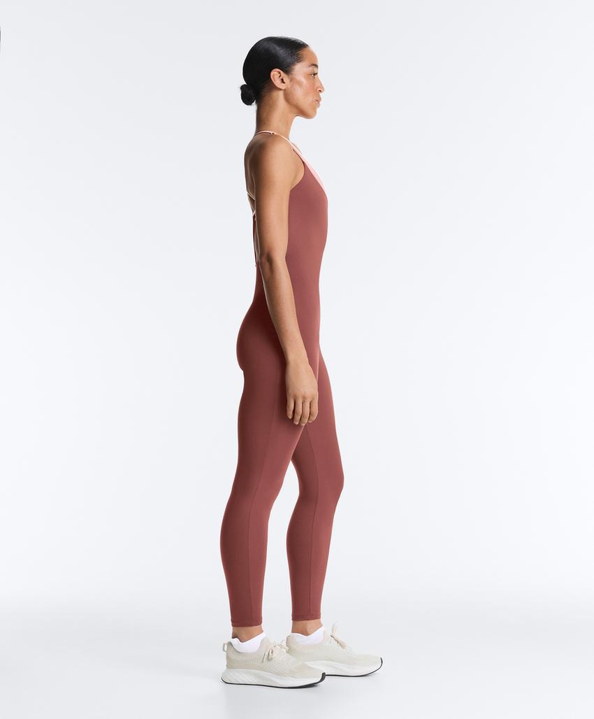 Длинный комбинезон comfortlux с блочным узором