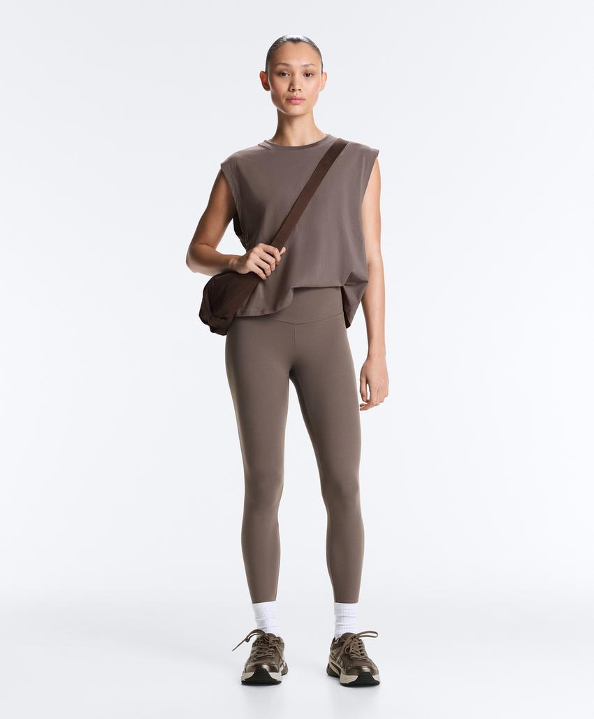 Хлопковый безрукавочный топ