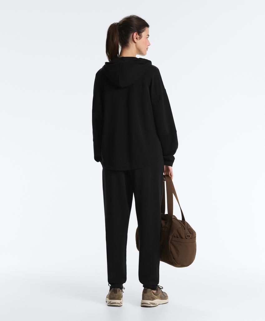 Мягкая удлиненная куртка с капюшоном из модала