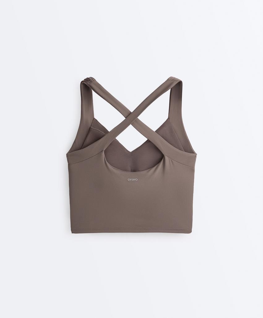 Топ-майка Comfortlux с перекрестными деталями