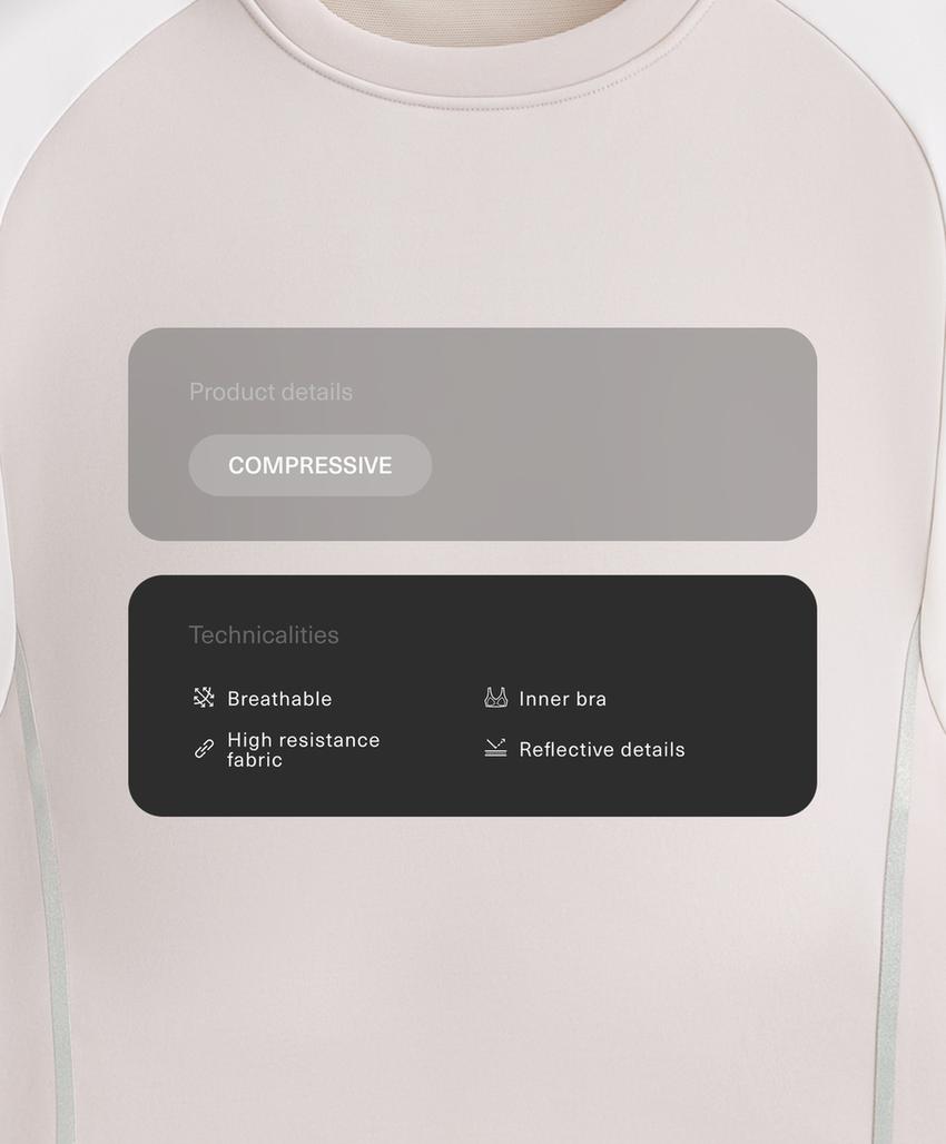 Tank top Compressive светоотражающий