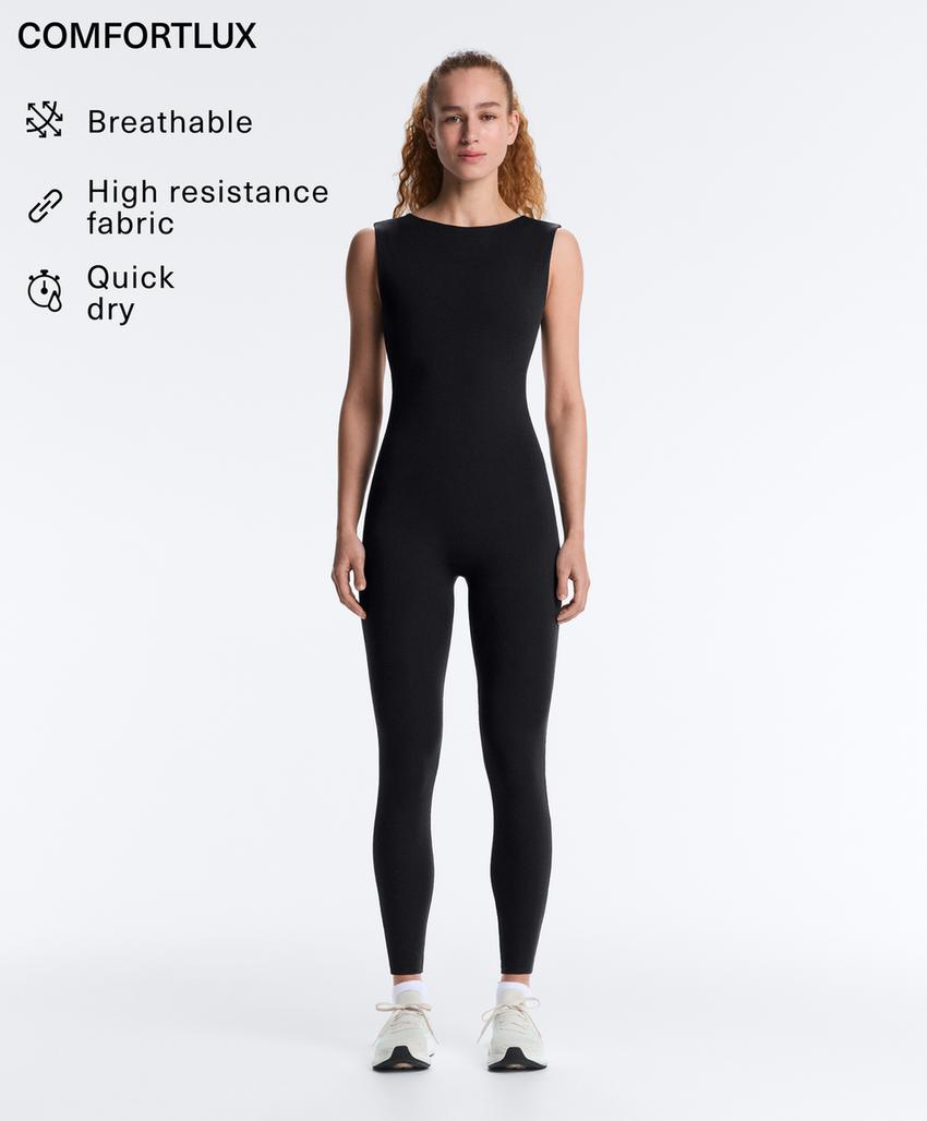 Комбинезон с лодочным вырезом comfortlux