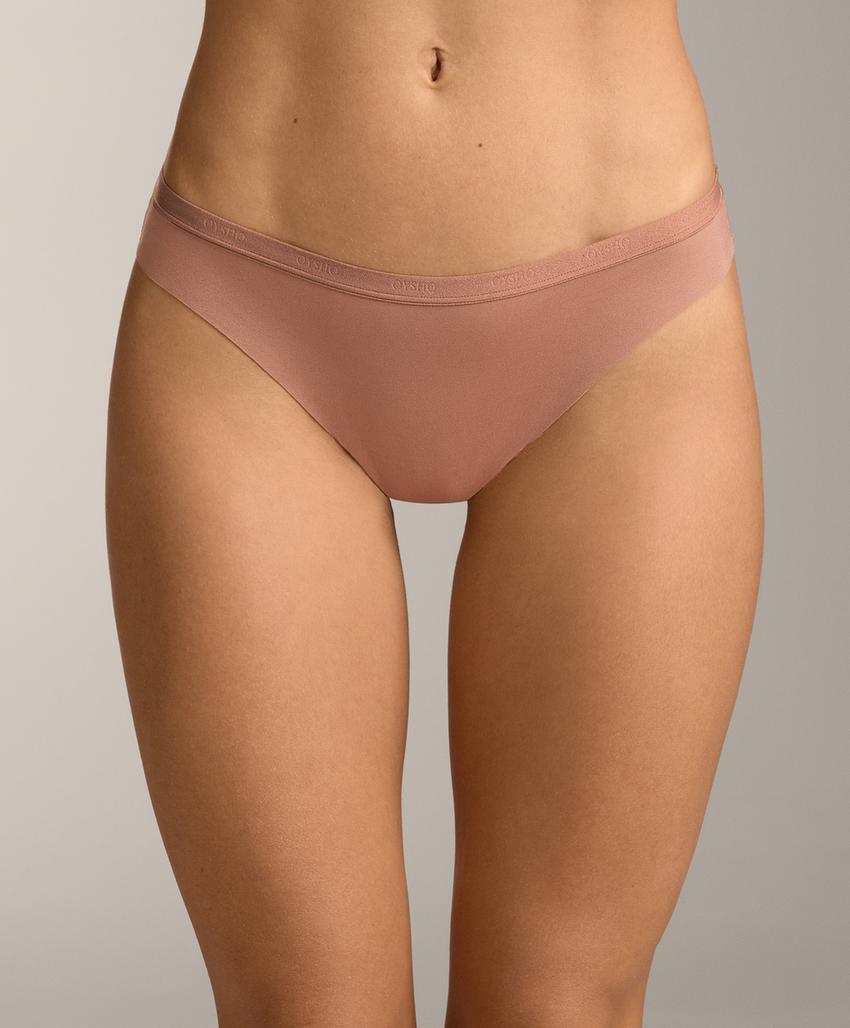 Трусы-стринги с логотипом из смеси полиамида