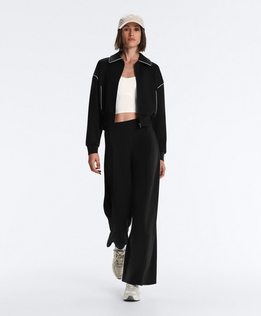 Куртка с эффектом неопрена и Piping