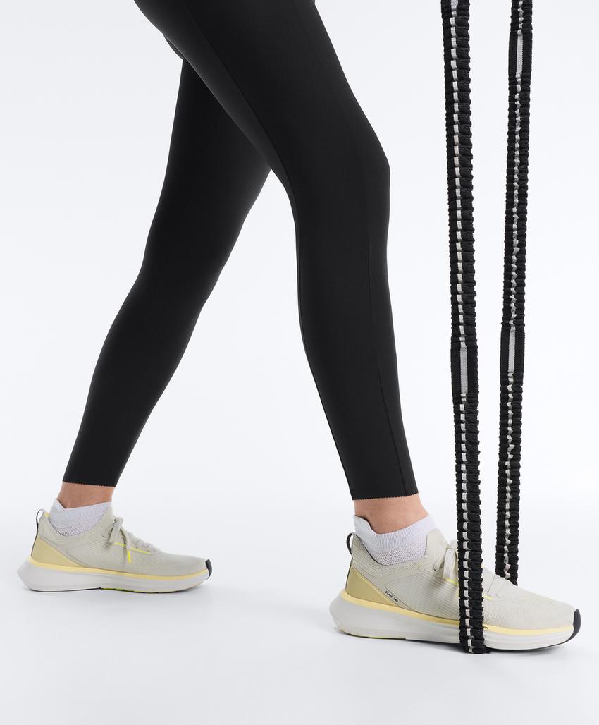 Компрессионные леггинсы с высокой посадкой до щиколотки и карманом