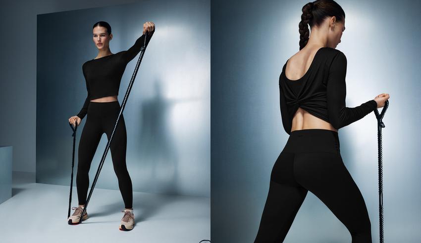 Футболка из вискозы с длинным рукавом и завязками в нескольких положениях