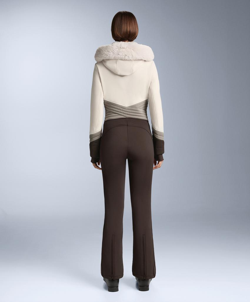 Костюм для горных лыж с защитой от воды и контрастными вставками