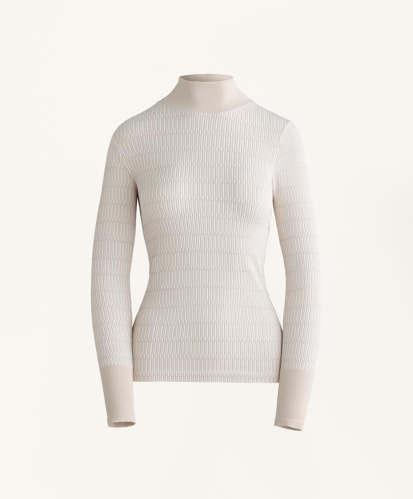 Бесшовная термофутболка с геометрическим узором Base Layer