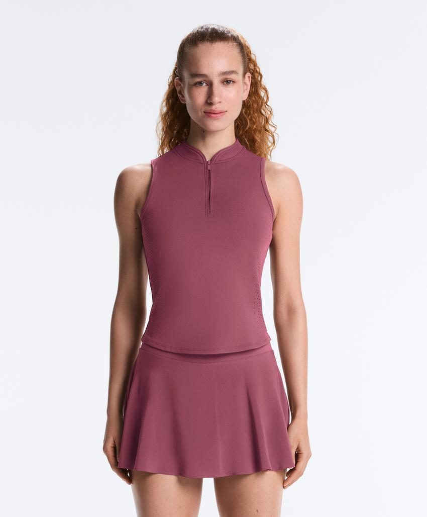 Майка без рукавов с полудлинной молнией