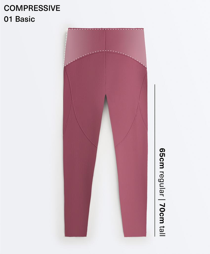 Компрессионные анклеты базовые с высокой талией до лодыжек