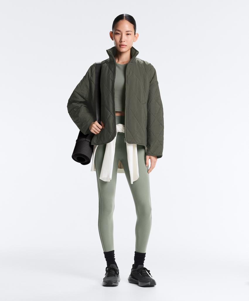 Леггинсы с высокой посадкой до лодыжек из ребристого материала comfortlux