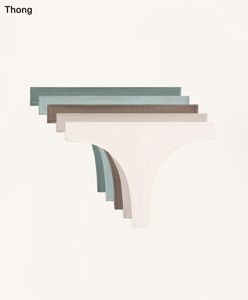 Трусы из смесового хлопка (5 штук)