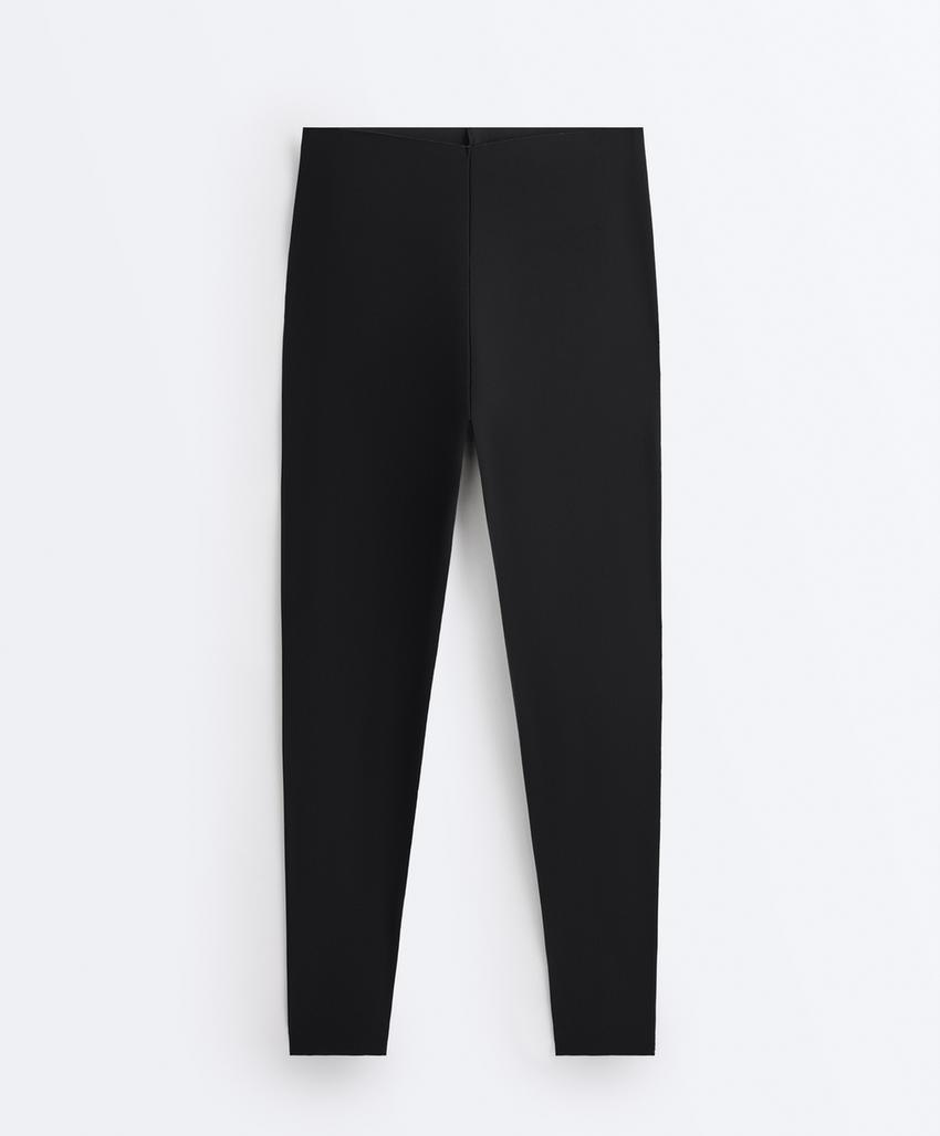 Леггинсы high rise длиной до щиколотки с v-вырезом из легкого материала 65 см