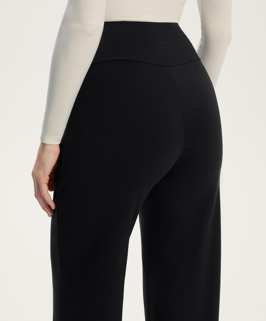 Тёплые штаны для беременных прямого кроя