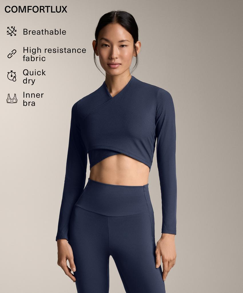 Топ с перекрещивающимися рукавами comfortlux