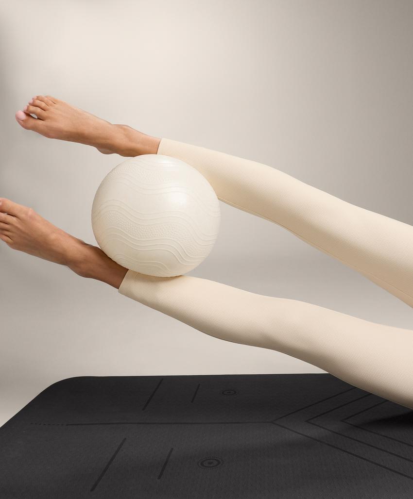 Леггинсы высокой посадки из вафельной ткани 65 см