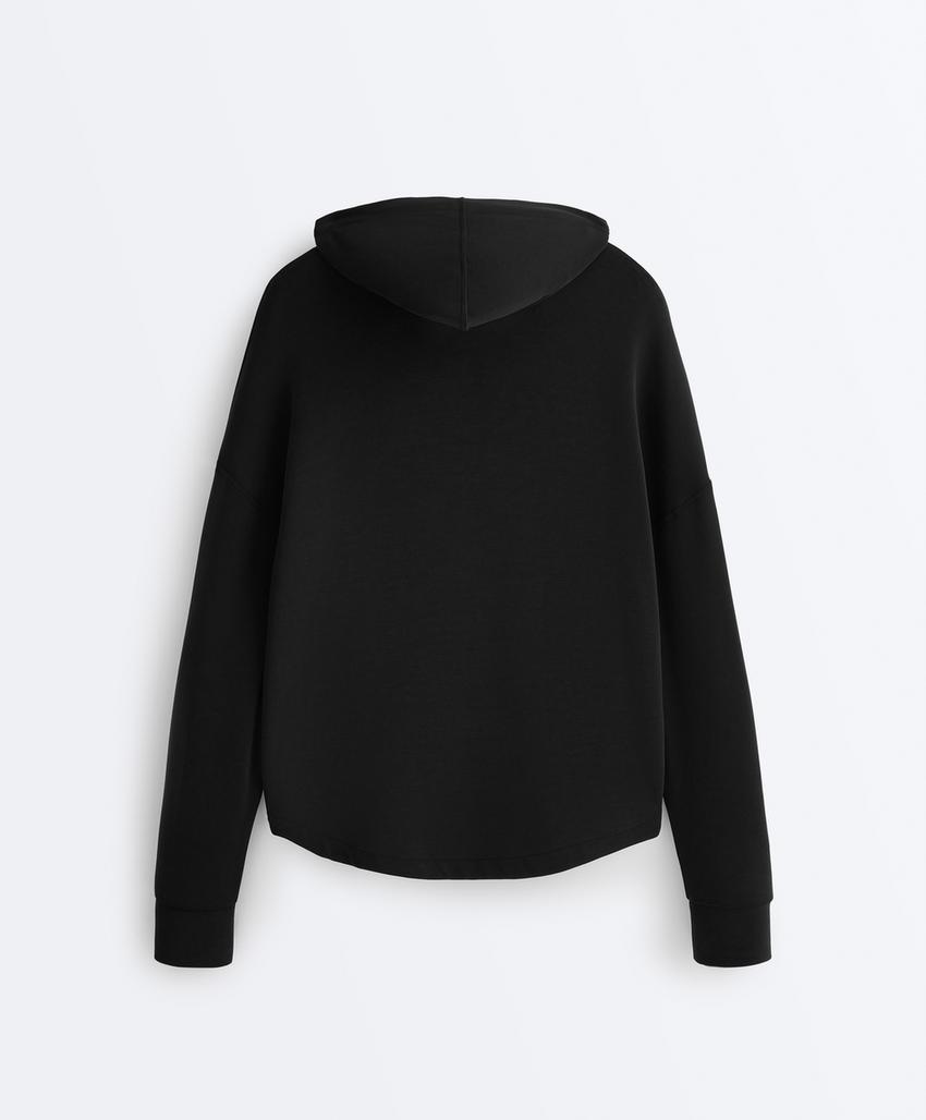 Толстовка с молнией из модального мягкого материала