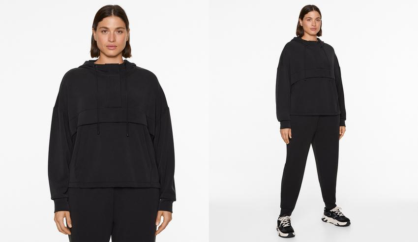 Толстовка с молнией из модального мягкого материала