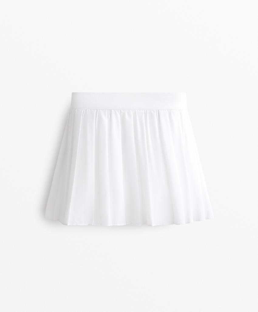 Юбка с утягивающим эффектом в складку