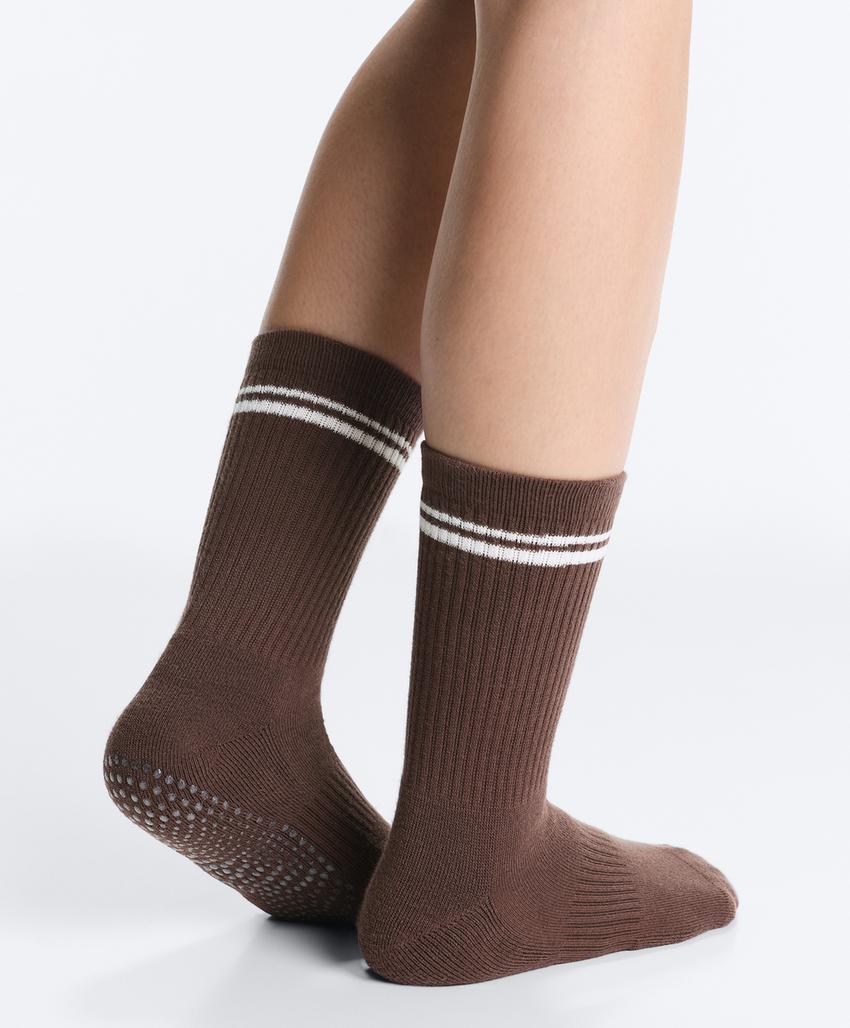 2 пары классических носков из хлопкового смесового материала для йоги и пилатеса