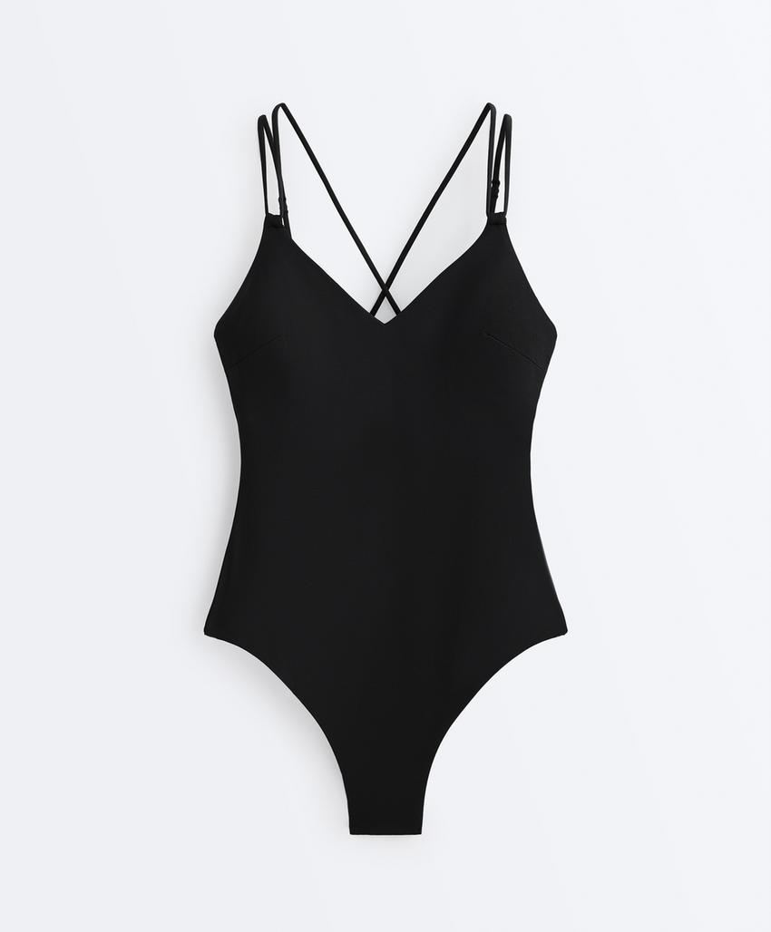 Купальник с перекрестными лямками