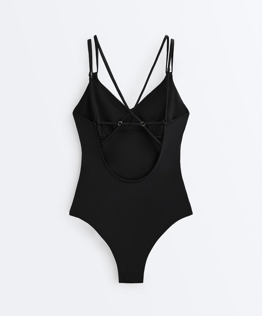 Купальник с перекрестными лямками