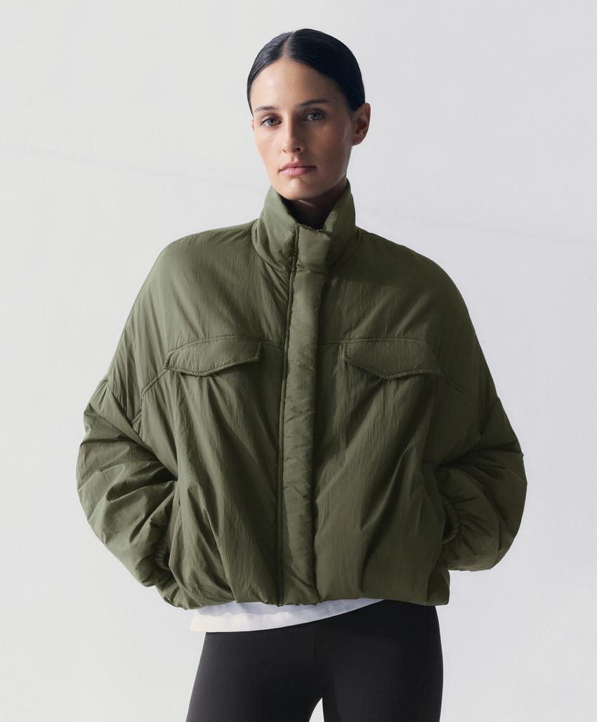 Куртка-пуховик с воздушным шаром из водоотталкивающего материала fellex® aerogel