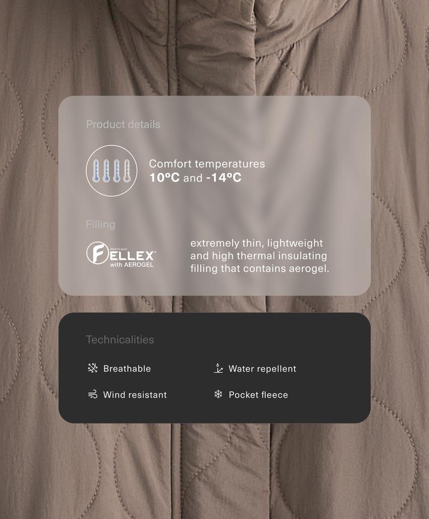 Утепленная водоотталкивающая куртка FELLEX® AEROGEL