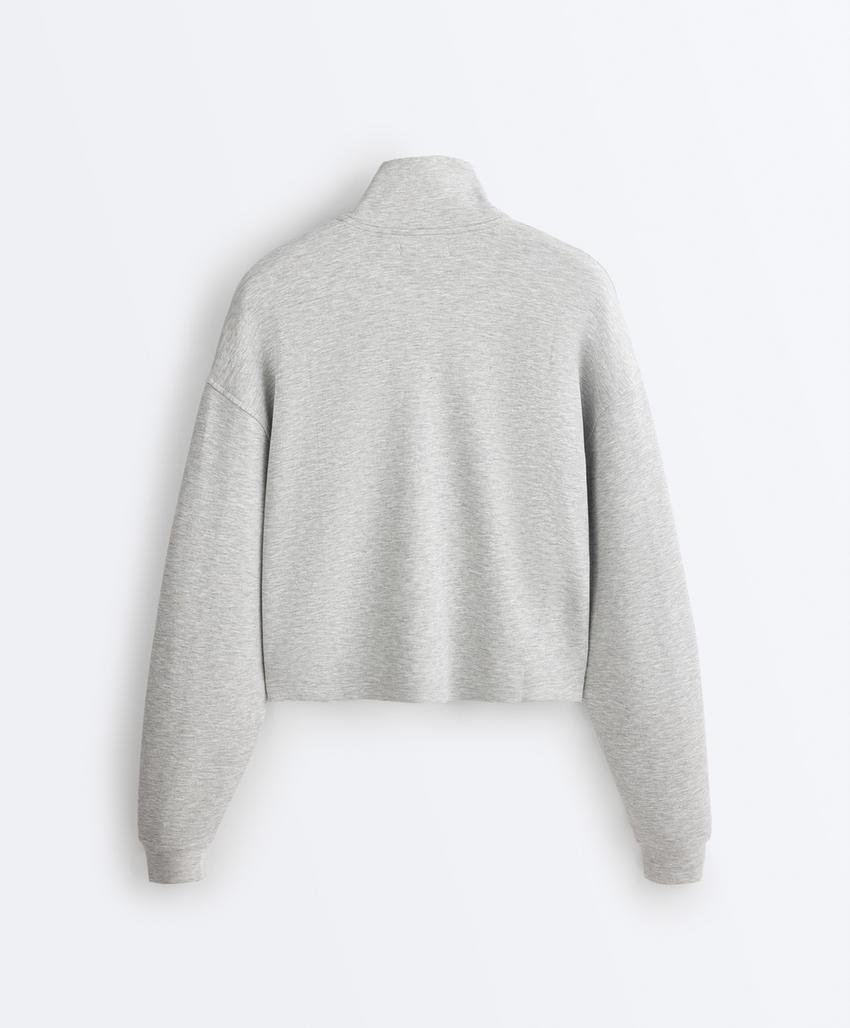 Пиджак из меланжевого пике