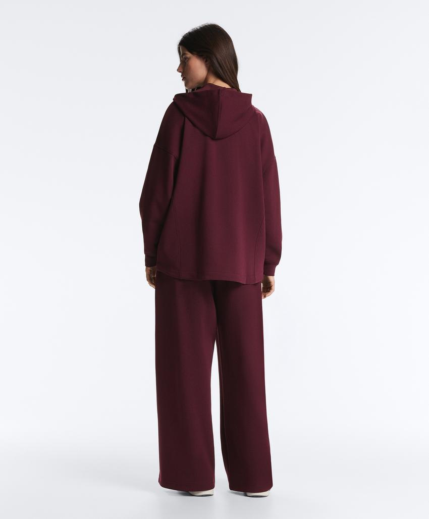 Полупальто с капюшоном из хлопкового пике