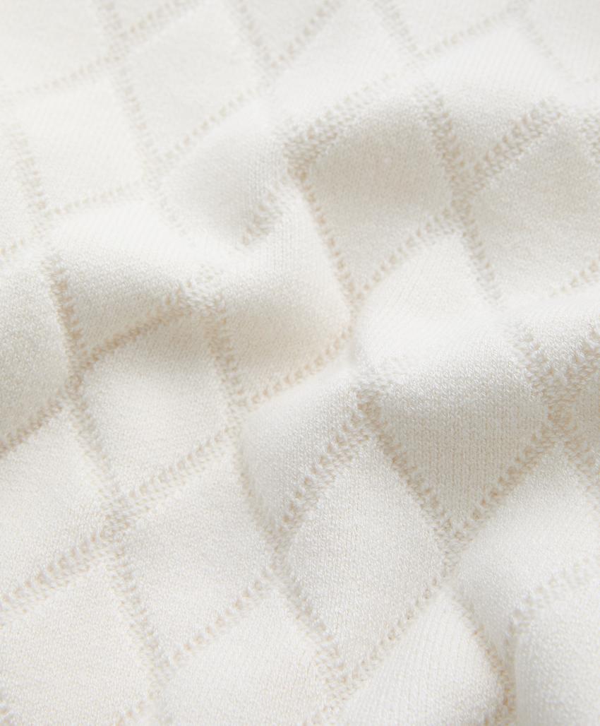 Кардиган с араниевым узором