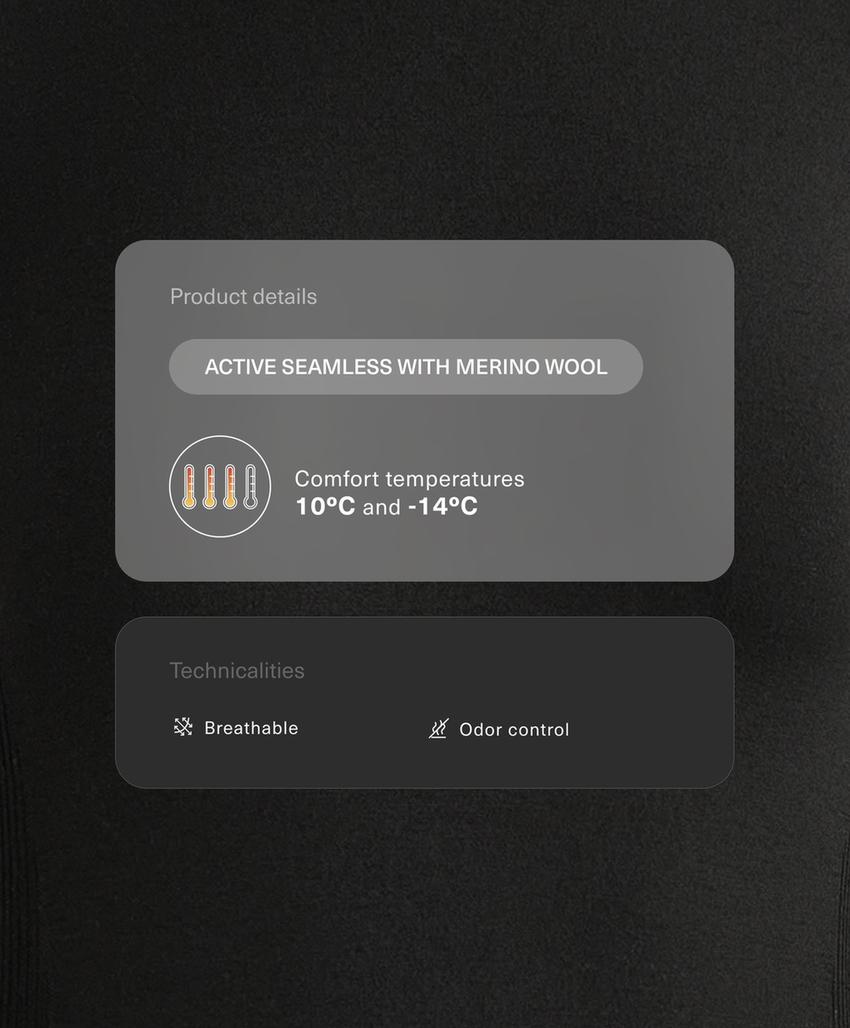 Футболка Base Layer из мериносовой шерсти