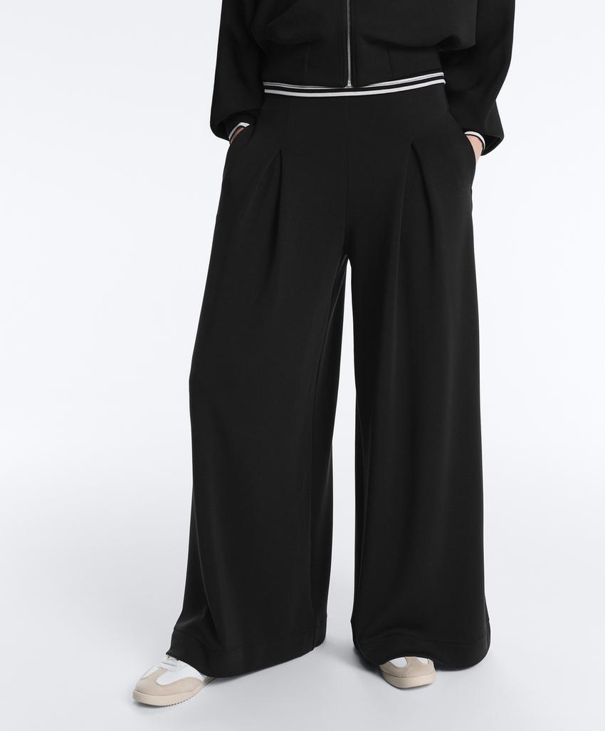 Длинные брюки премиум-класса со складкой и модалом