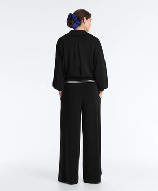 Длинные брюки премиум-класса со складкой и модалом- Заказать в России