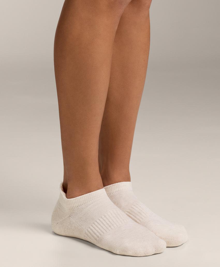 3 пары спортивных носков-сникеров с язычком из смесового хлопка