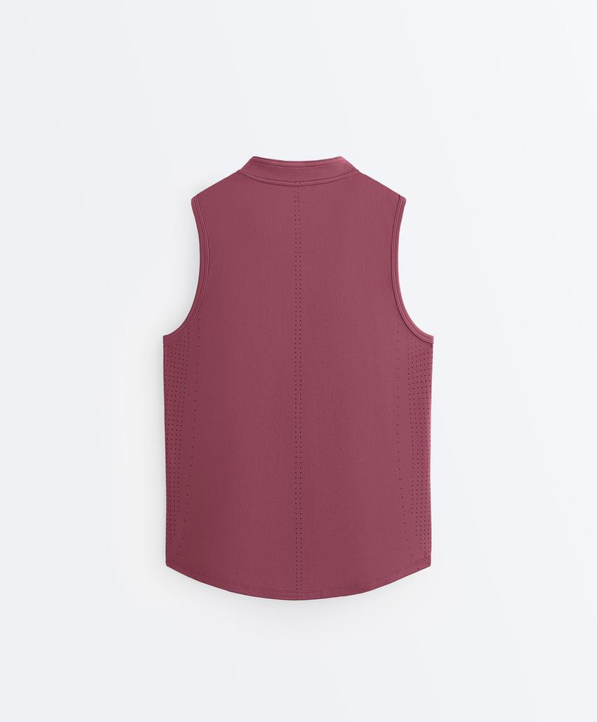 Майка без рукавов с застежкой-молнией