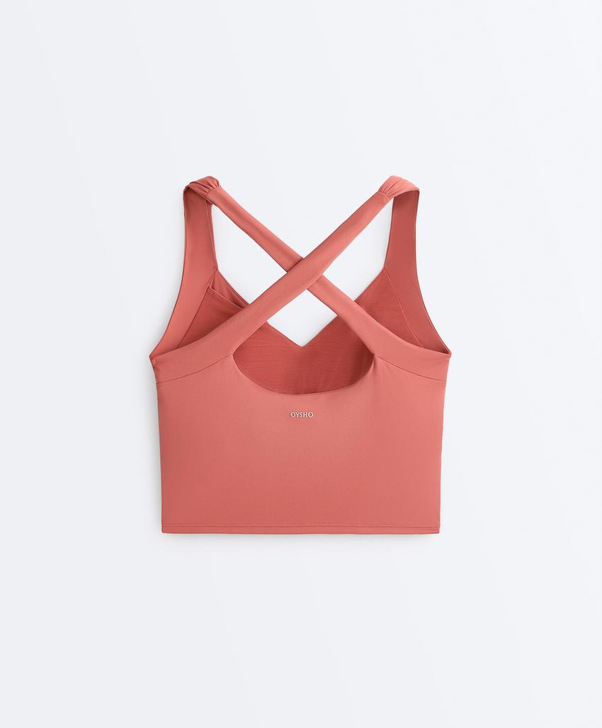 Майка с перекрестным вырезом comfortlux