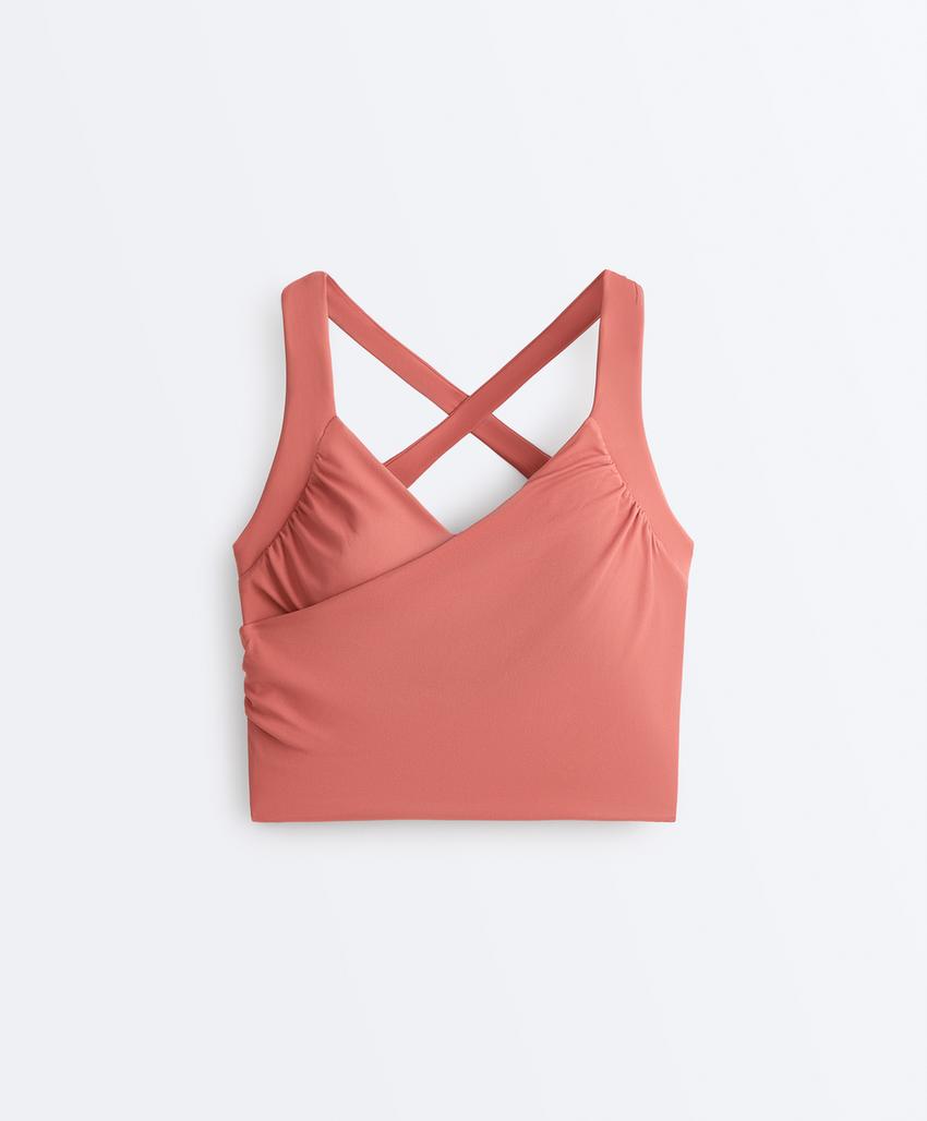 Майка с перекрестным вырезом comfortlux