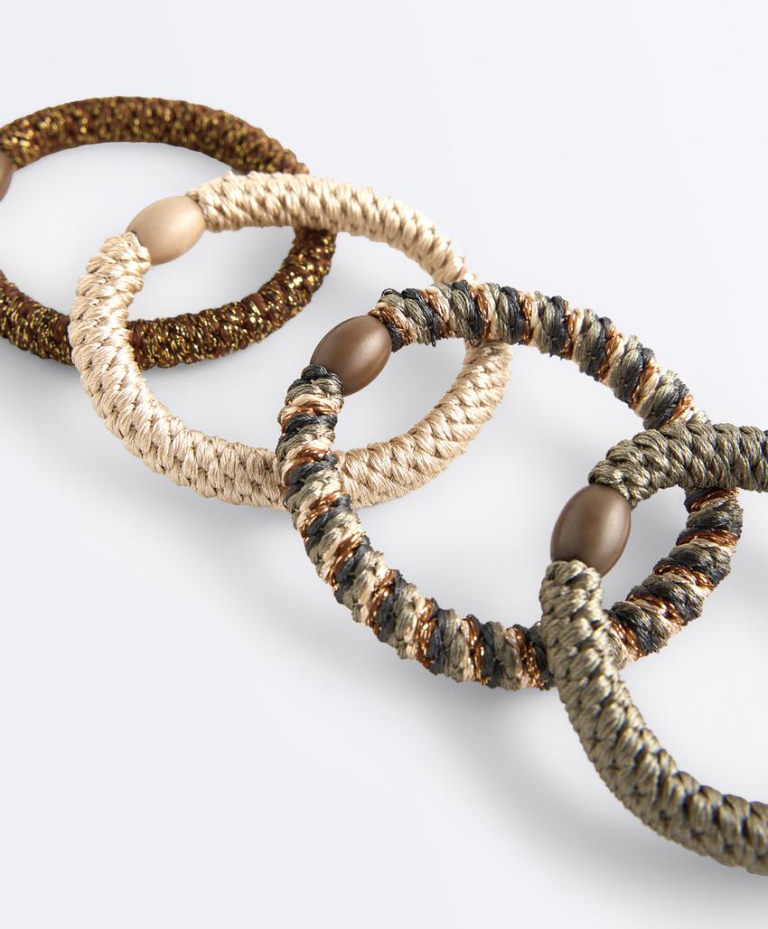 4 резинки для волос