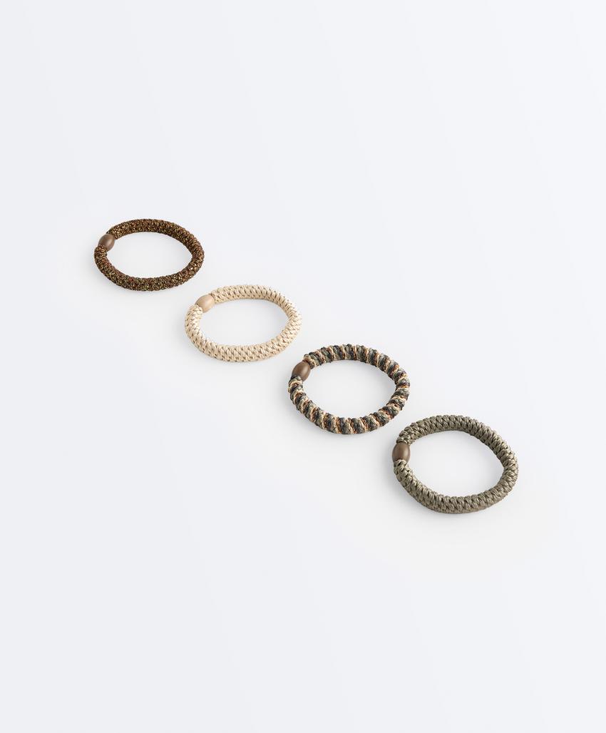 4 резинки для волос