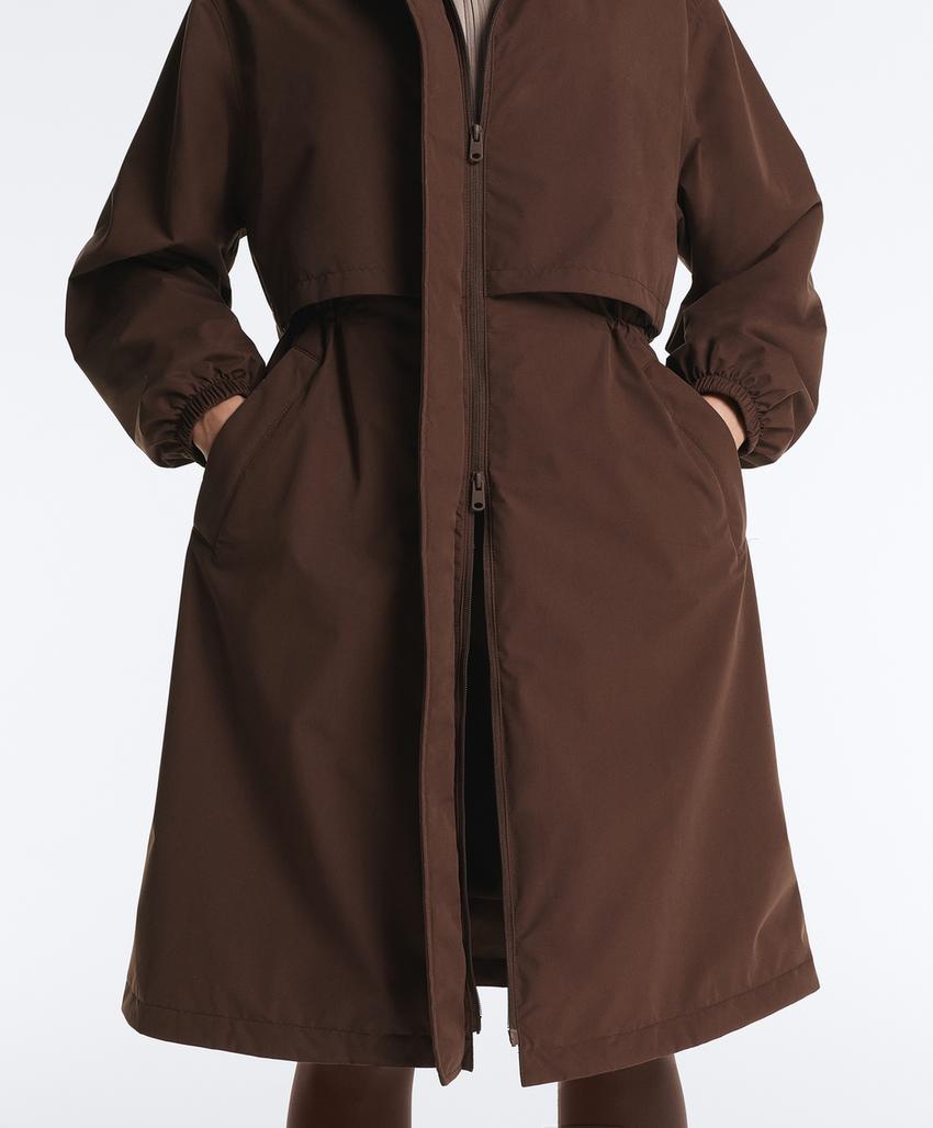 Длинный утепленный пуховик fellex® с aerogel, защита от воды 10k