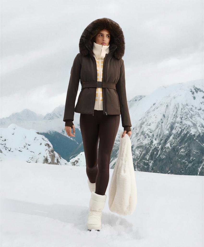 Технические ботинки из искусственного меха с завязками