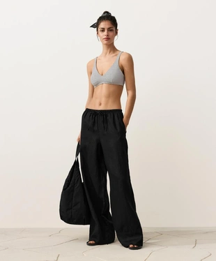 Топ бикини халтер из жаккарда в горошек- Заказать в России