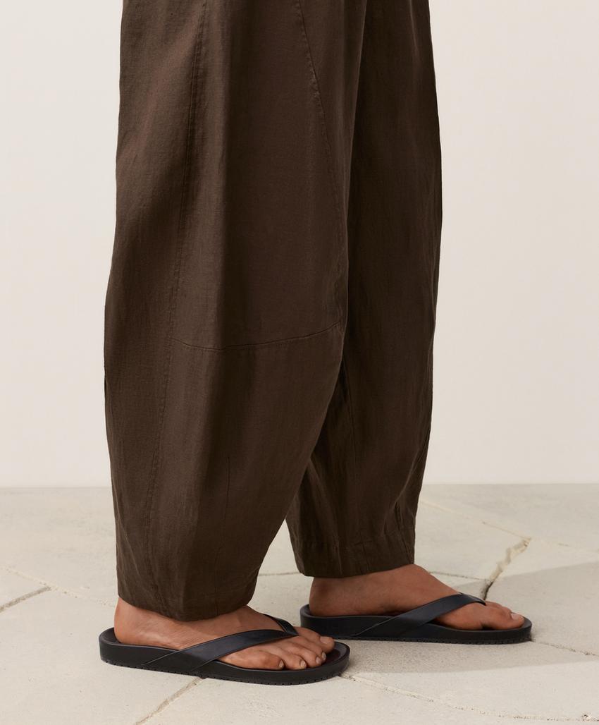 Брюки Balloon из 100%-го льна