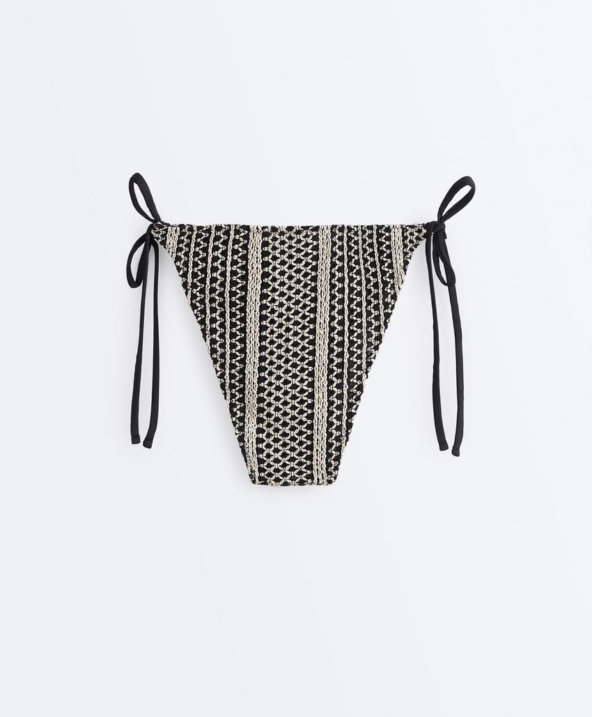 Полуоткрытые плавки бикини Crochet