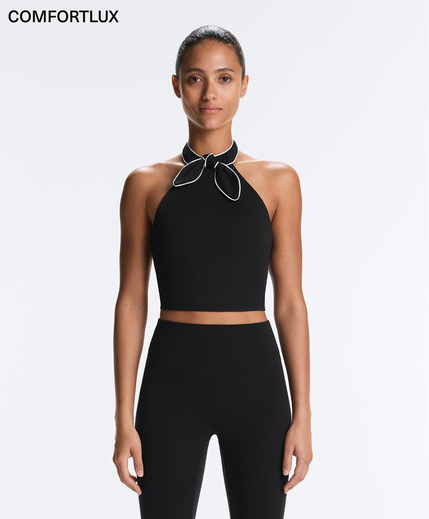 Tank top Comfortlux с халтером и бантом