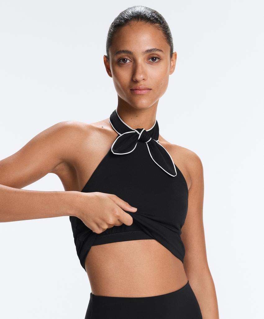 Tank top Comfortlux с халтером и бантом