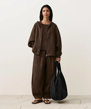 Квадратный топ из 100%-го льна- Заказать в России